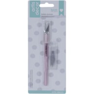 SCALPEL ALUMINIUM ROSE + 2 BLADES ARTIS DECOR