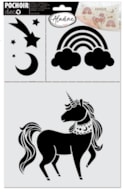 STENCIL LICORNE 81154