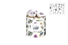 CREATIVE STAMP FOLHAS E FLORES 03744