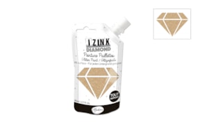 IZINK DIAMOND C/GLITTER 80ML  80834 OURO
