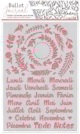 STENCIL BULLET JOURNAL  03968