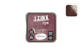 IZINK DYE INK 5X5CM BROU DE NOIX 19267