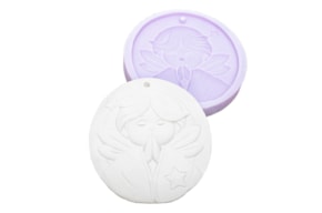 MOLDE SILICONE MENINO A REZAR 9.5X10.4CM MLD148