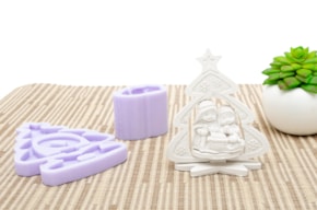 MOLDE SILICONE PINHEIRO PRESEPIO 10CM MLD145