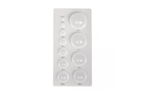 Quilling Stencil half balls, 18.5x9cm, ø 2,5-40mm, RAYHER