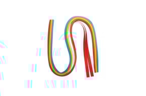 Paper for Quilling, rainbow, 50x0.9cm,80 g/m2,100U, RAYHER