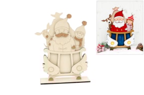 KIT SANTA SLEIGH 22X7X30X0.6CM CHOUPO