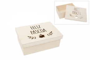 CAJA FELIZ PÁSCOA 22X15X8CM