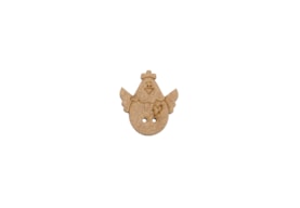 SET 12 BOTONES 2.4X2.7X0.3CM MDF