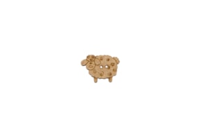 SET 12 BUTTONS 2.8X2.2X0.3CM MDF