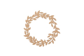 CROWN 25X26X0.3CM MDF