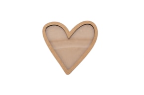 KIT SHAKER BOX HEART 14.9X15X0.9CM MDF