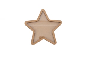 KIT SHAKER BOX STAR 15.9X15X0.9CM MDF