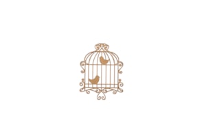 SET 6 CAGES 7.7X10X0.3CM MDF