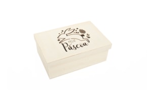 CAJA FELIZ PÁSCOA 22X15X8CM