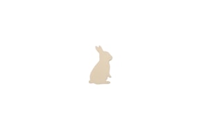 SET 12 RABBITS 3X5X0.3CM CHOUPO