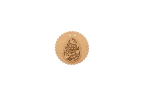 SET 6 APPLICATIONS D.7X0.3CM MDF WITH EGG