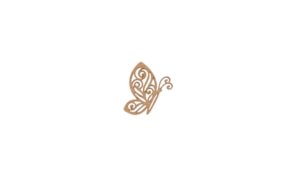 SET 12 BUTTERFLIES 4.1X4X0.3CM MDF