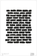 PLANTILLA 20X30CM 220 PARED