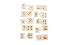 NUMBER GAME WITH PIECES 10X5X0.4CM CHOUPO