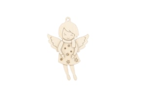 SET 6 ANGEL WITH STARS 7.9X12X0.3CM CHOUPO