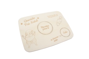 SANTA CLAUS TRAY 5X26.5X0.6CM CHOUPO
