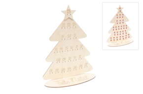 ADVENT CALENDAR 30.3X35.3X0.4CM CHOUPO W/BASE