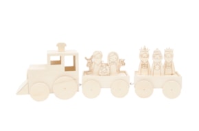 TRAIN WITH HOLE FAMILY 56.5X11.5X17CM