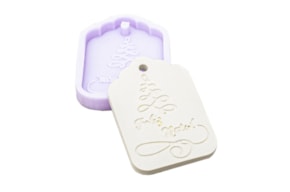 MOLDE SILICONE PLACA NATAL 8X5.5X0.8CM MLD136