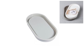 MOLDE SILICONE BASE OVAL 17.8X9.5X1.6CM