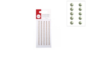 STRASS AUTOADESIVO VERDE 3MM - 120PCS