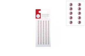 STRASS AUTOADESIVO ROSA 3MM - 120PCS