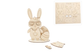 SET 2 KITS EASTER RABBITS 10X15X0.3CM POPLAR W.