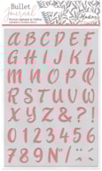 STENCIL ABECEDARIO E NUMEROS 13X19CM  03966