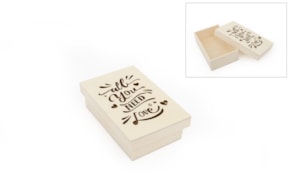CAJA ALL YOU NEED IS LOVE 14X9X4CM