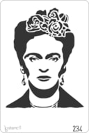 PLANTILLA 20X30CM 234 BUSTO MUJER