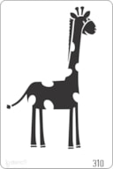 STENCIL 20X30CM 310 INFANTIL GIRAFA