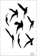 PLANTILLA 20X30CM 315 GAIVOTAS