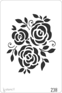 STENCIL 20X30CM 238 ROSES