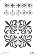 STENCIL 20X30CM 274 ARABESQUES