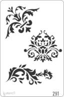 PLANTILLA 20X30CM 291 ARABESCOS