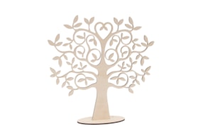 TREE 42.4X42.5X0.6CM C/ BASE 20X8X0.6CM POPLAR W.