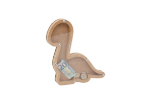 KIT MONEYBOX DINOSAUR 21X23X1.6CM MDF