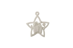 CHRISTMAS CRIB STAR 6.7X0.8X7.8CM