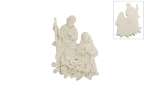 NATIVITY FAMILY 5.9X1X8CM FLAT ON BACK