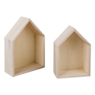 SET 2 QUADROS CASA 14X10X4CM - 12.5X8.5X4CM RAYHER