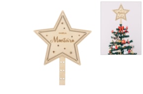 ESTRELLA CON NOMBRE PERSONALIZAVEL 20X25.8X0.4CM CHOPO