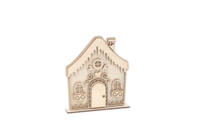 KIT GINGER HOUSE 7X20X0.4CM POPLAR W.