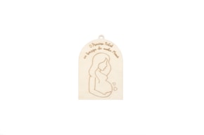 SET 6 BOARDS PREGNANT 7X10.3X0.4CM POPLAR W.