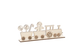 SET 2 TRAINS 22.2X8.3X0.4CM POPLAR W.